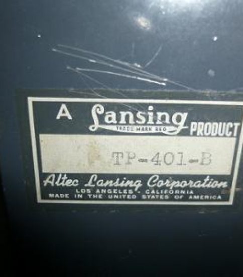 Altec Lansing TP-401B　￥110,000