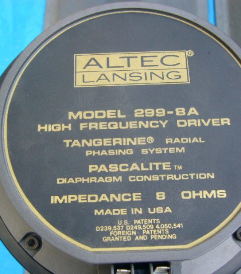 Altec 299-8A 1.5″ Drivers　￥165,000/Pair