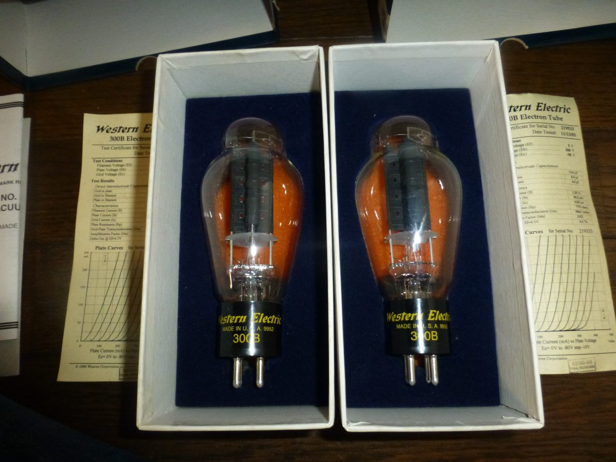 Western Electric 300B Tubes NIB　￥Sold out!!