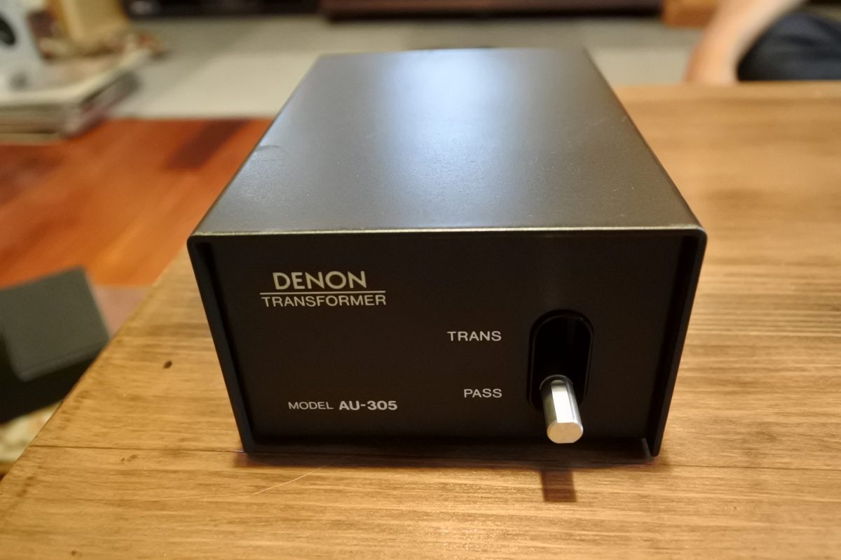 Denon AU-305 Step up Transformer for MC cartridge　￥Sold out!!