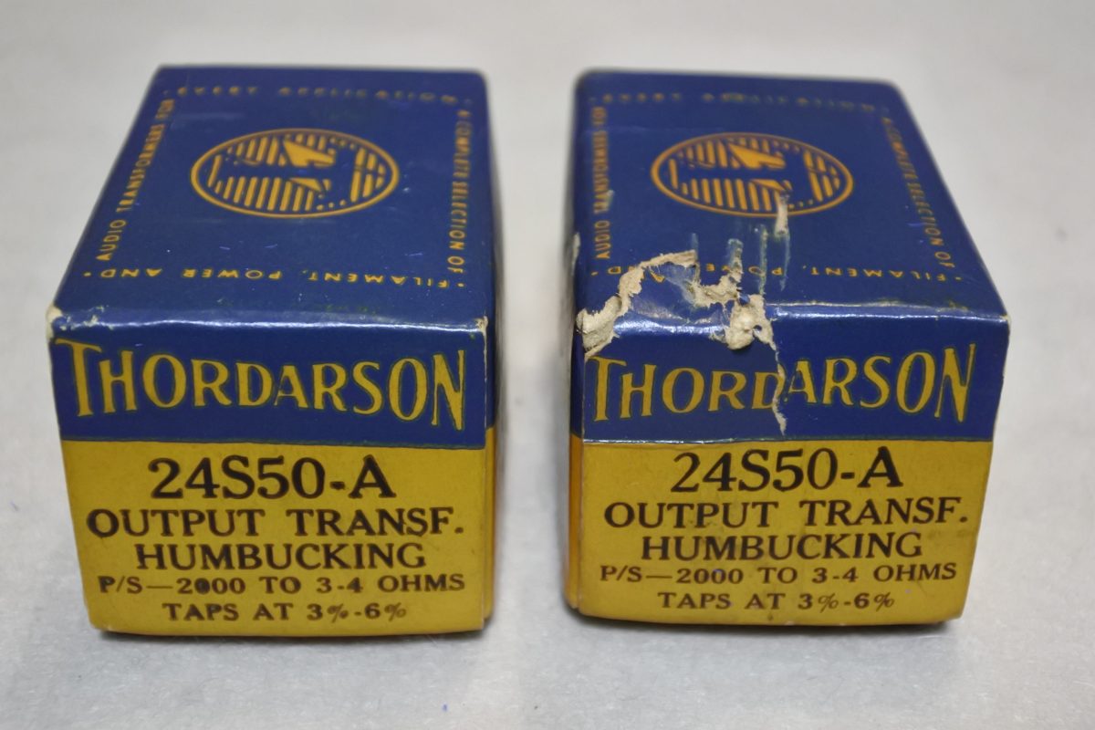 Thordarson 24S50-A SE Output Transformers ￥Sold out!!