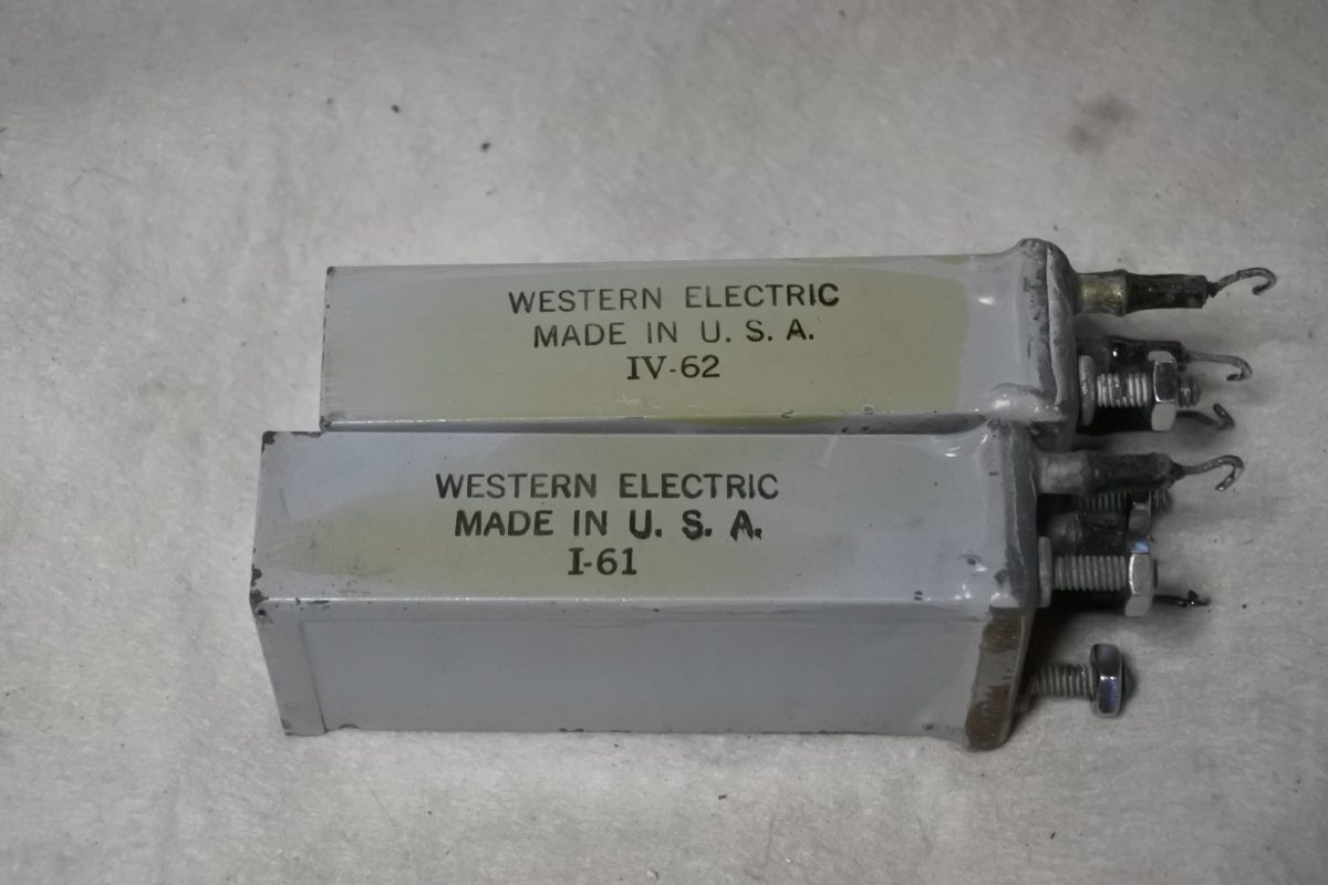 Western Electric 481C caps　￥Sold out!!