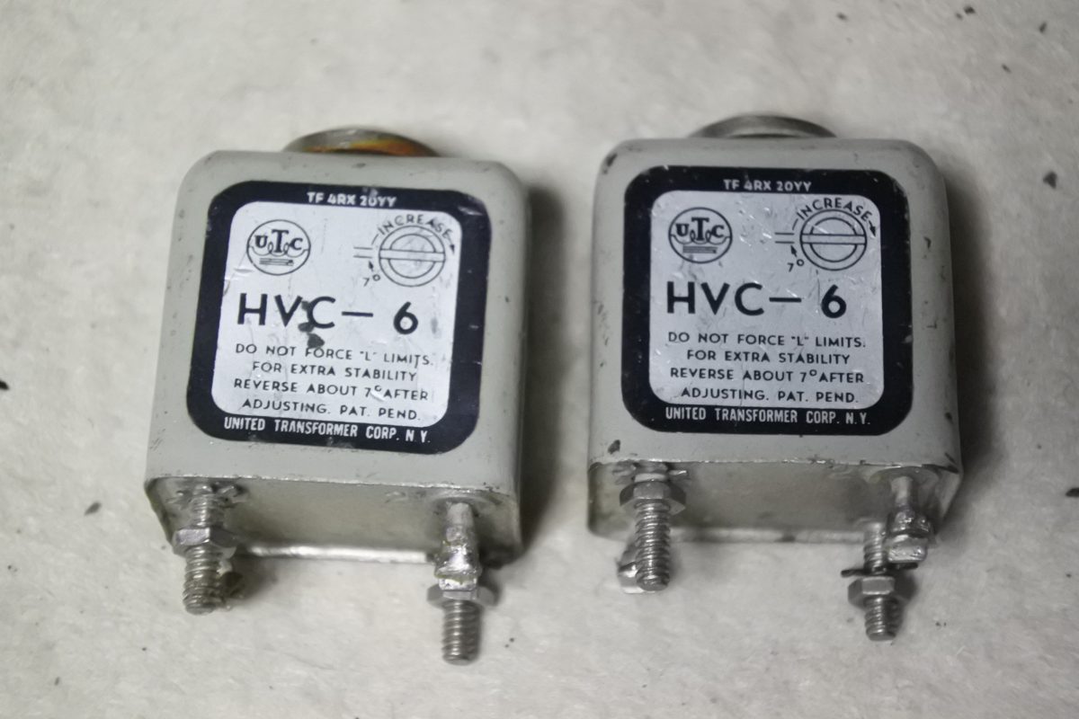 UTC HVC-6 Inductors ￥22,000/Pair