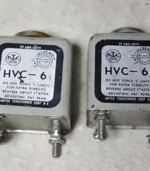 UTC HVC-6 Inductors ￥22,000/Pair