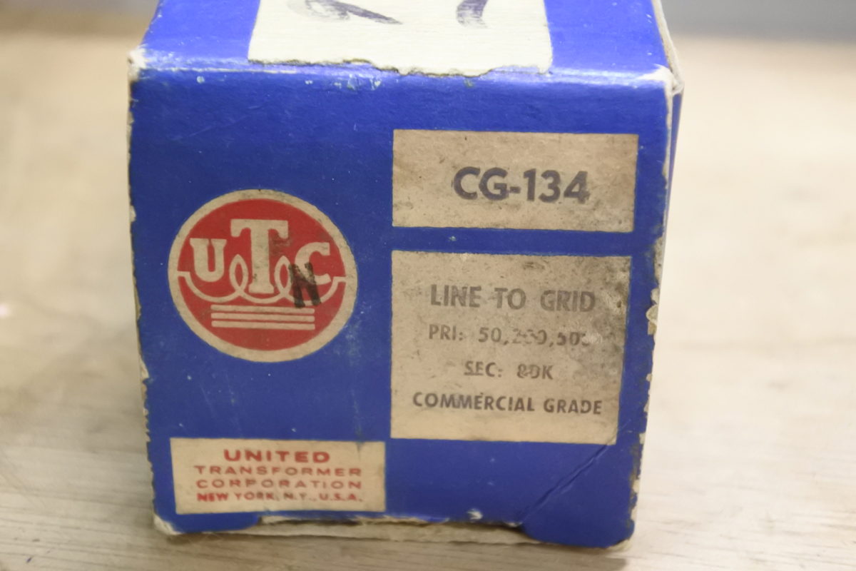 UTC  CG-134　Input Transformer　￥27,500