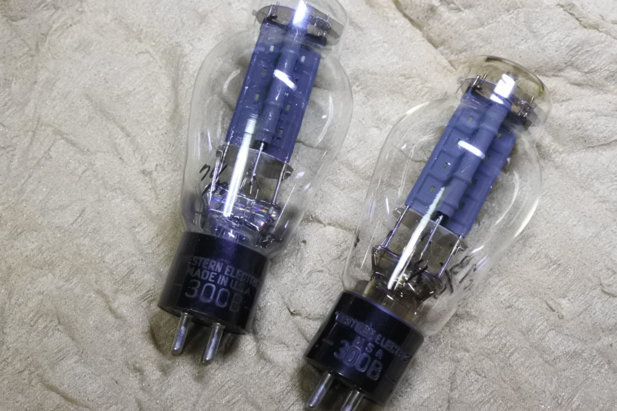 Western electric 300B Engraved tubes  ￥Sold out!!