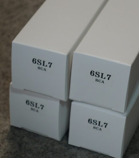 RCA 6SL7 ’50s NOS Tubes ￥33,000